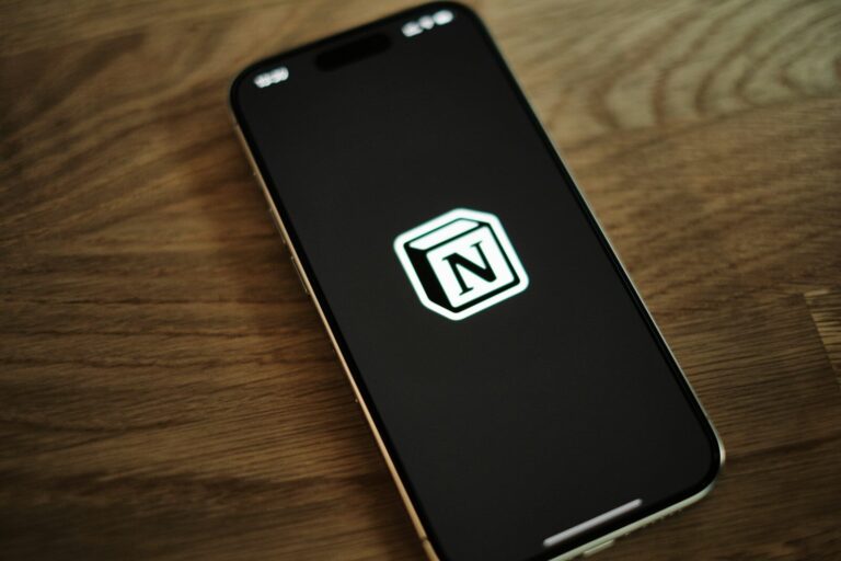 A cell phone with a n logo on it