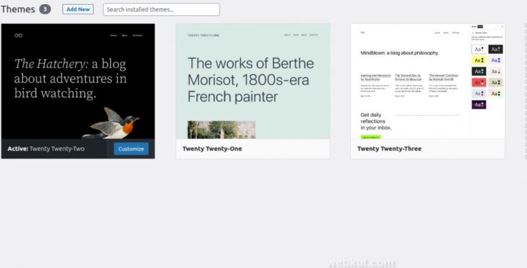 Block theme wordpress