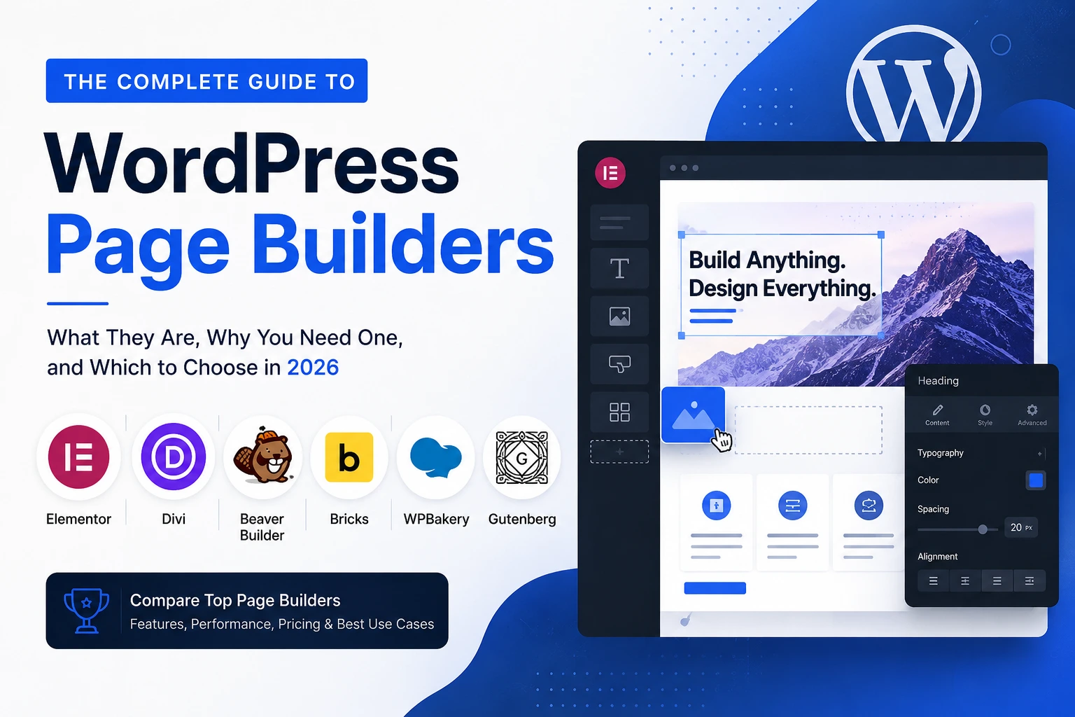 Read more about the article The Complete Guide to WordPress Page Builders: What They Are, Why You Need One, and Which to Choose in 2026