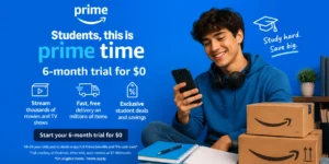 Read more about the article Amazon Prime for Students: Get 6 Months FREE + Half-Price Membership (2026 Guide)